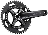 bielas shimano xt 1x11 Shimano GRX FC-RX600 GRX 46/30 - Plato doble de 11 velocidades, diseño de 2 piezas, 175 mm
