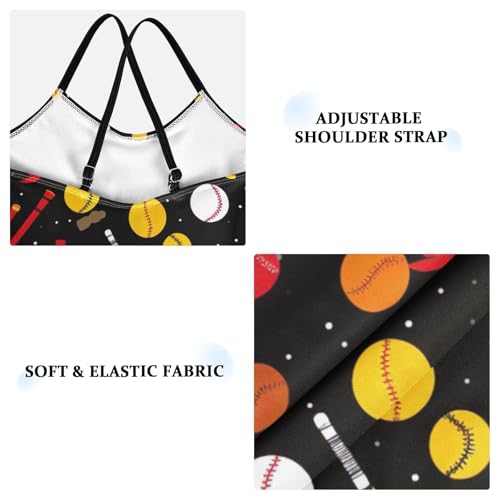 Ball Baseball Girls One Piece Swimsuit Beach Swimwear 208547113