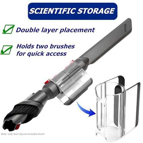 Image of Accessory Holder Attachment Clip Compatible with V7 V8 V10 V11 Cordless Stick Vacuum Cleaner,Vacuum Attachment Storage Rack