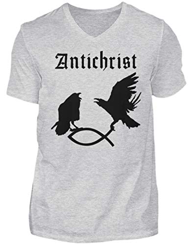 Col en V pour homme Antichrist Raben fangen poisson vêtement XL noir