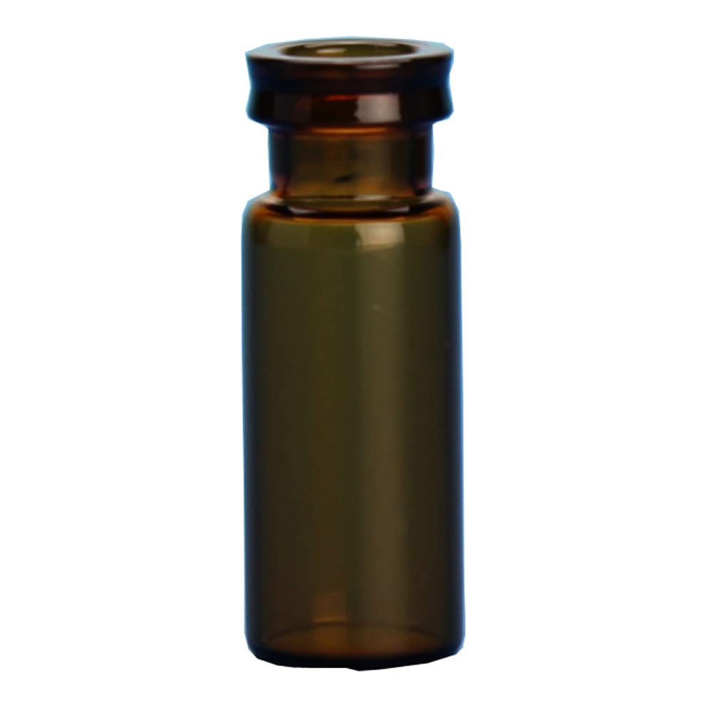 J.G. Finneran 31811-1232AZ SnapSeal Vial, 12 mm x 32mm, 11 mm Crimp, Salinized, Amber, 2 ml (Pack of 100)