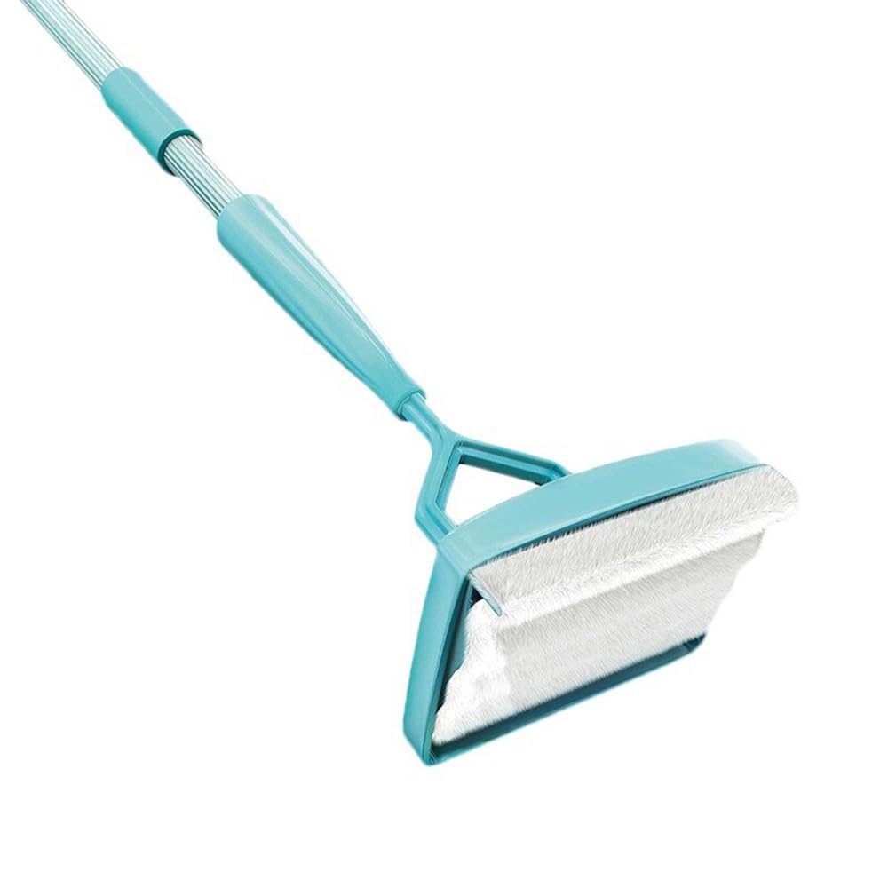 Easylife Skirting Board Cleaner with Mop Handle + 3 Washable Mop Heads, Tile Cleaner L125xW10xDcm - Fully Guaranteed
