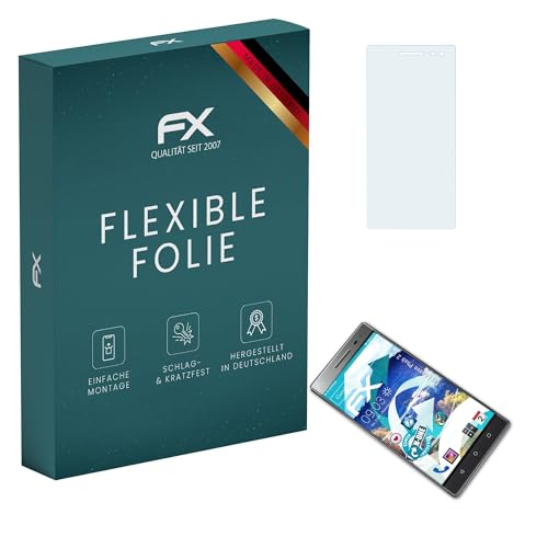 atFoliX Schutzfolie kompatibel mit Lenovo Phab 2 Pro Folie, ultraklare & flexible FX Bildschirmschutzfolie (3X)