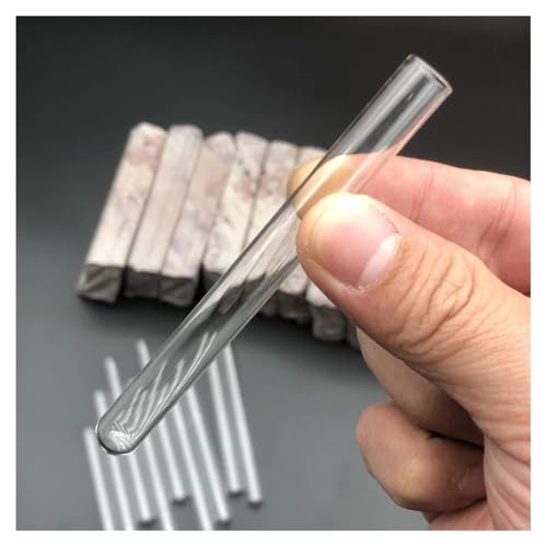 Tubes en verre de laboratoire de haute résistance avec fond rond uniforme pack de 12