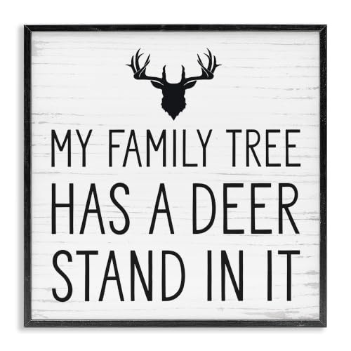'Witty Deer Quote Rustic Lodge Antlers Motif'| Framed Giclee Art