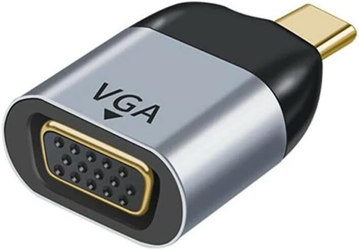 Coverzone Type-C to VGA Çevirici Adaptör - Macbook ve Notebook Uyumlu USB C to VGA Adaptör S1723