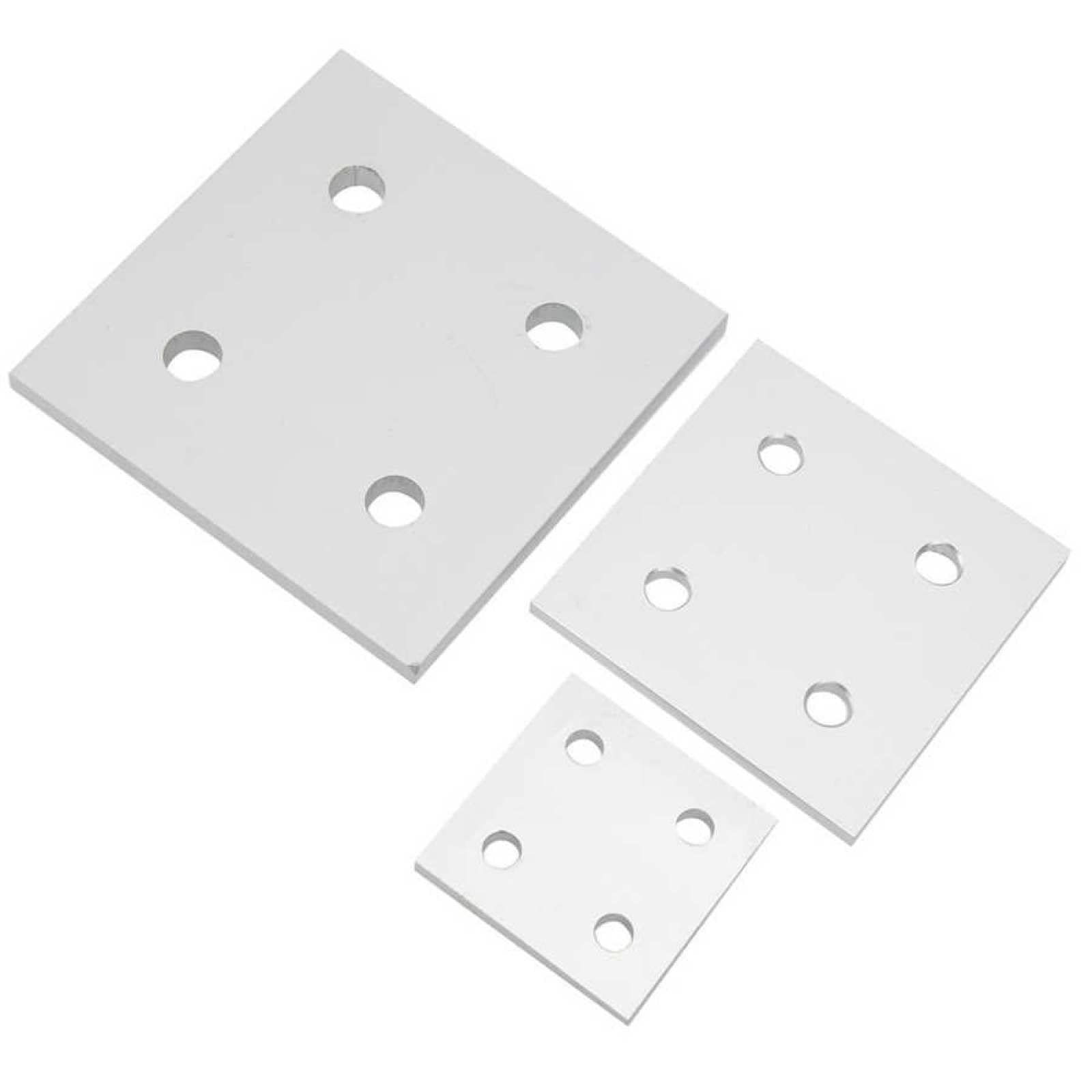 5 pièces plaque de connexion verticale à 4 trous pour plaque de connexion de carte de jonction d'extrusion d'aluminium 2040/6060/8080,2040
