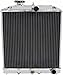 Aluminium Radiator for 1988-2001 Honda Civic/Civic Del Sol/Integra EG EK D15 D16 B16 B18 Petrol Hatchback Petrol Saloon & 1993-2001 Acura Integra, 3 Row Full Aluminium Cooling Radiator