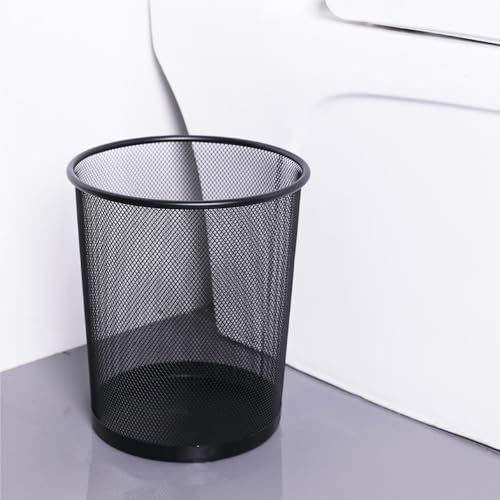 Caneca de basura metálica minimalista plateada 20 L miniatura 3