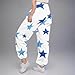 Cute Sweatpants for Girls Star Graphic Pants Graphic Print Casual Fashion Comfy Track Pant with Drawstring