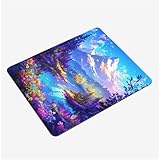 Alfombrilla Ratón Sueño Mini Mousepad 29x24cm, Paisaje Alfombrilla Gaming, Tapete Escritorio con Bordes Cosidos, Protector Escritorio con Base Goma Antideslizante Oficina Accesorios Gaming S0-1144