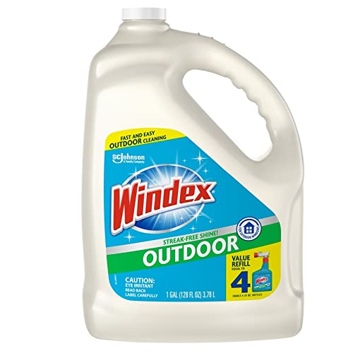 Windex Original Scent Outdoor Glass Cleaner 128 ounce Liquid - Total Qty: 44