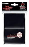 Ultra Pro Deck Protector Sleeves for Standard Size Cards | Black | 100-Count