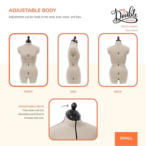 image for Dritz My Double Designer Adjustable Dress Form Small, Female Sizes US 