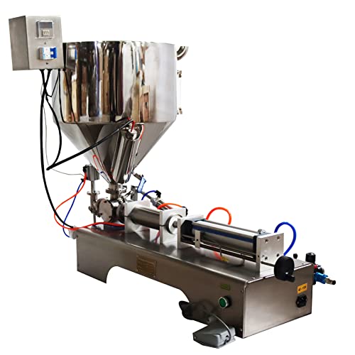 TECHTONGDA Liquid Paste Heating Filling Machine Pack Seal Piston Filler Bottle 300ml