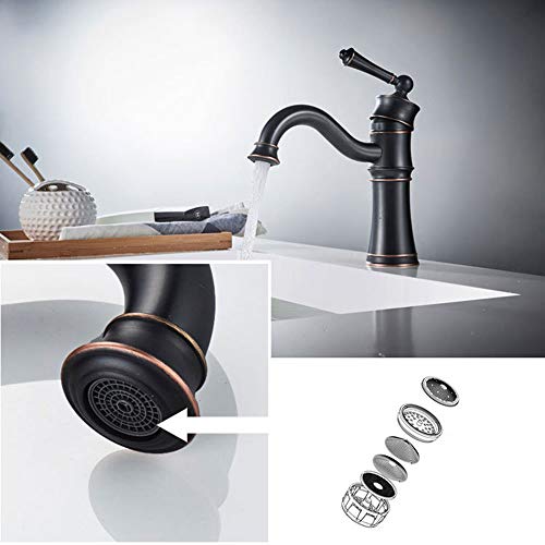 Mitigeur de lavabo eau chaude froide avec bec orientable 360