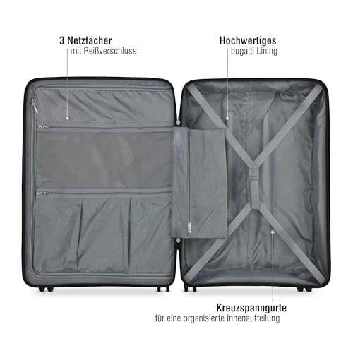 bugatti Hera koffer L met 4 wielen, lichtgewicht reiskoffer in denim - Image 4