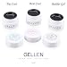 Gellen Japan Gel Soak Off UV LED Top Coat Base Coat Builder Gel, Color Clear - 2018 New Arrival Professional Gel Manicure