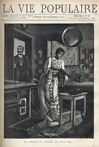 Poster Mucha Un homme toile 50x70cm SERENDIPITP pour décoration murale salon