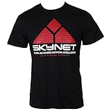  The Terminator - Skynet Herren T-Shirt - Schwarz - Größe Large