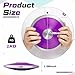 Wettarn 2pcs 1 kg Discus, Man Women Discus Track and Field Discuses Track and Field Equipment (Purple)