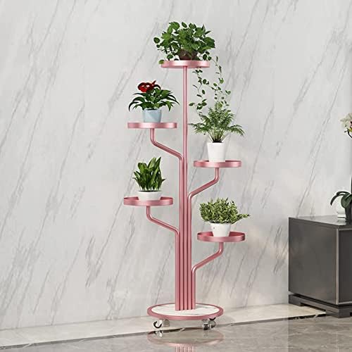 Metal Plant Stand Indoor Outdoor,5 Potted Flower Pot Holder,Potte...