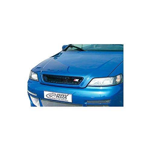 RDX Racedesign - RDX Racedesign Bonnet extension compatible with Opel Astra G 1998-2004 4-pieces (Metal)