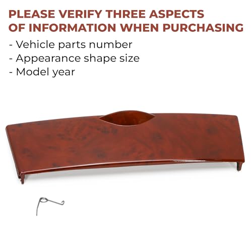 KH866 Front Center Console Storage Box Panel Cover Replacement Fit for Toyota Corolla 2003-2008 Instrument Dash Bezel 5552002090B1 Interior Accessories (Red Mahogany) by KH866 - Image 3