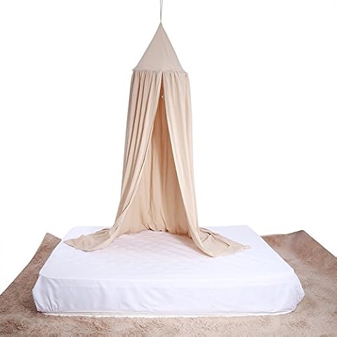 Oumij Mehrfarbige Runde Kuppel Hängendes Bett Baldachin Moskitonetz Vorhang Cover