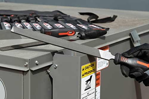 Nicholson 9 Pc. 6", 8", 10" & 12" Maintenance File Set With Ergonomic Handles - 22030Hnnn, Multicolor, One Size #TOP4