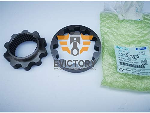 for KUBOTA Rebuild kit V3307 Piston Ring Full Gasket kit crankshaft conrod Bearing + Oil Pump