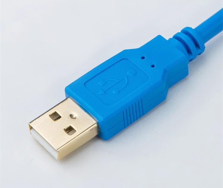 Applicable USB-1761-1747-CP3 PLC Programming Cable Cable AB SLC 5 03 04 05 Series Data Download Cable Blue Gold-Plated