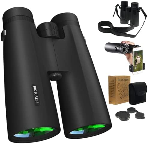 12x50 Compact HD Binoculars - Capture Unforgettable Moments with Clear Low Light & Anti-Fog Vision - Splashproof for Adventure Seekers - Bird Watching,Hunting,Concerts,Sports,Travel