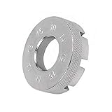 Einfache Bedienung: Der Speichenschlüssel hat 8 Größen, geeignet für Speichen der Größen 10G (5 mm), 11G (4,4 mm), 12G (3,96 mm), 13G (3,45 mm), 14G (3,35 mm), 15G (3,23 mm). Beim Einstellen der Speichen rutscht dieses Werkzeug nicht leicht aus Ihren Händen.