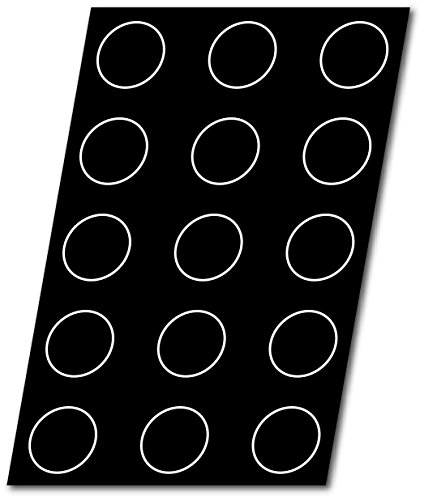 Sasa Demarle FP 01601 Flexipan 6.5-Ounce Muffin Pan with 15 Molds, Jumbo