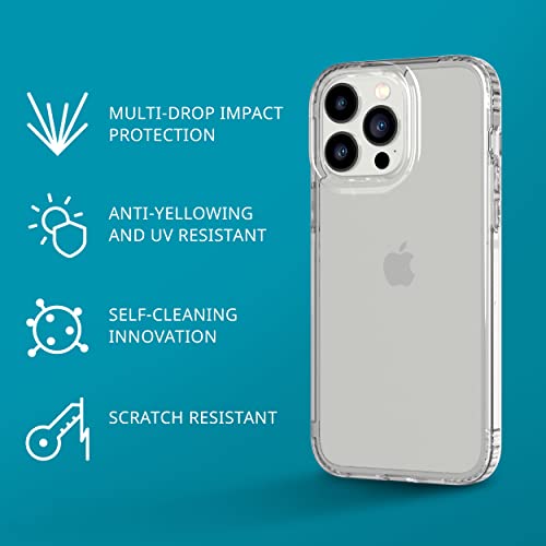 Tech21 Iphone 14 Pro Max Evo Clear – Scratch-Resistant, Shock-Absorbing Clear Phone Case With 12Ft Multi-Drop Protection #TOP1