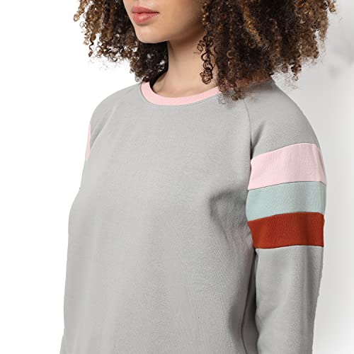 Image of PINACOLADA Women's Zip-Front Hoodie with Contrast Drawstring for Casual Wear | Hooded Neck | Long Sleeve | Zipper Closure | Cotton Sweatshirt Crafted with Comfort Fit for Everyday Wear