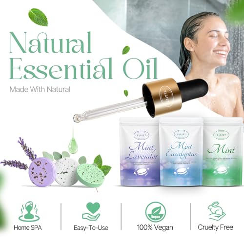 Shower Steamers Aromatherapy 18 Pack Gifts for Women Birthday Christmas Stocking Stuffers White Elephant Natural Essential Oils Stress Relief Mint Lavender Relaxation for Mom her him Men Teens Adults image 3