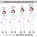 iChosy Women's Stretchy Straight Leg Dress Work Pants Business Office Casual Slacks with Pockets Blueish White 4 Regular