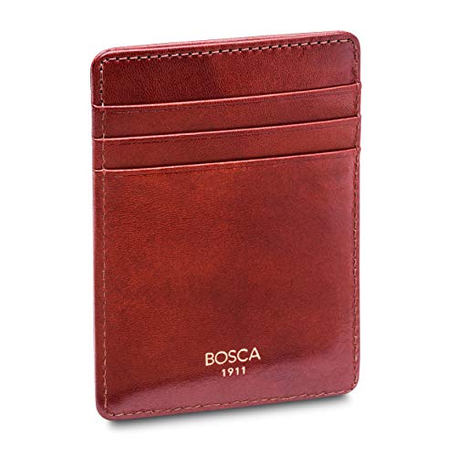 Image of Bosca Old Leather RFID Blocking Front Pocket Wallet with Magnetic Money Clip - Leather Wallet for Men
