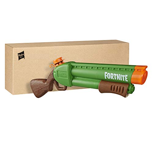 Super Soaker Nerf Fortnite Pump-SG Wasserblaster – Pump-Action Wasser-Attacke – Für Kinder, Jugendliche und Erwachsene, Mehrfarbig, E7647FF1