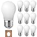 Produktbild MZYOYO 10er Pack E27 LED Lampe,1W LED Glühbirne,Warmweiß LED Birne,E27 LED Leuchtmittel,ersetzt 5W Glühlampe,220V,Nicht Dimmbar,Dekorative Leuchtmittel für Partybeleu chtung,Energieklasse G