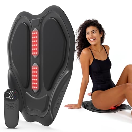 Glute Workout Equipment Butt Massager for Muscle Relaxation Glute Trainer with 9 Modes & 20 Intensities Rechargeable Glute Massager Electric Hip Massager for Women & Men at Home Beach Travel