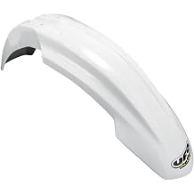 UFO PLAST Front Fender - Replacement Dirt Bike Front Mud Guard - Compatible with Yamaha YZ125/YZ250 2006-2014/YZ250F/YZ450F 2006-2009/WR250F 2006-2013/WR450F 2006-2011 White YA03879#046