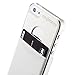 iPhone SE Wallet Case, Sinjimoru iPhone SE / 5 / 5sCase with Card Holder, Transparent Clear Hard Case Slim Wallet, Sinji Pouch Case for iPhone SE / 5 / 5s, Clear Case and White Pouch.