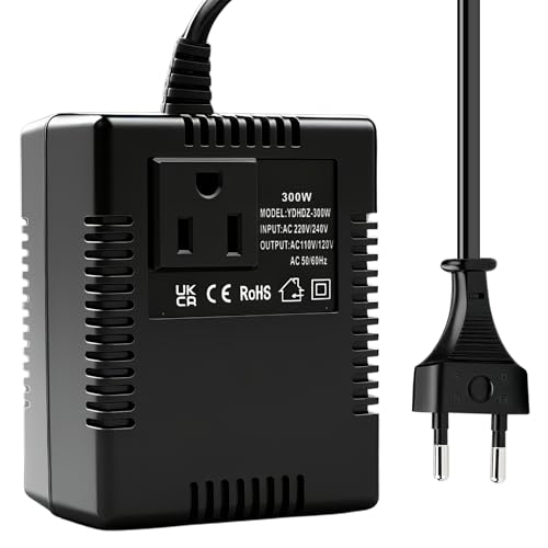 Wattive 300W Spannungswandler 220V auf 110V