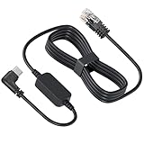 Faibero Cable de alimentación para detector de radar USB-C a RJ11 de 3.3 pies para Escort MAX360 MAX 360c, etc.