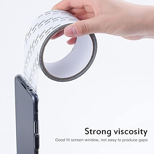 Window Net Anti-Mosquito Mesh Tapes Sticky Wires Patch Repair Tapes New Screen Window Door Mosquito Netting Patch Repair Tools (Color : Gray, Size : 5cm x 200cm)