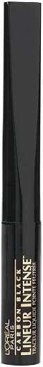 L'OREAL PARIS Lineur Matte Intense Felt Tip Liquid Eyeliner, Carbon Black, 0.05 Ounces