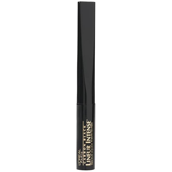 LOreal Paris Makeup Lineur Intense Felt Tip Liquid Eyeliner, Carbon Black, 0.05 fl; oz.